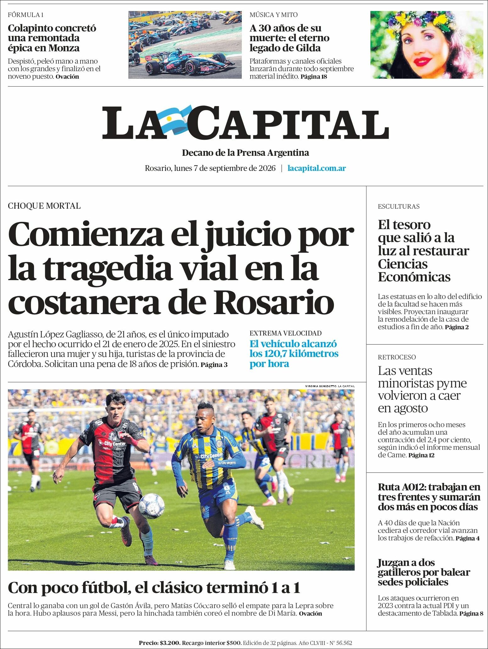 Evolucion Streaming - Sericios Informáticos | LA CUEVA DE TODOS - Tapa del diario La Capital Rosario