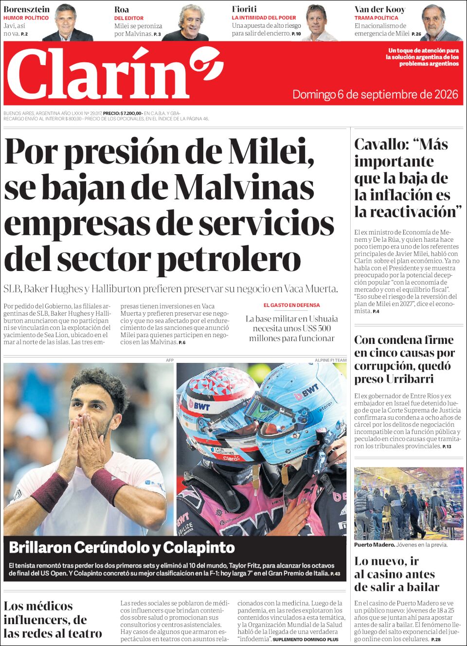 Evolucion Streaming - Sericios Informáticos | LA CUEVA DE TODOS - Tapa del diario Clarin