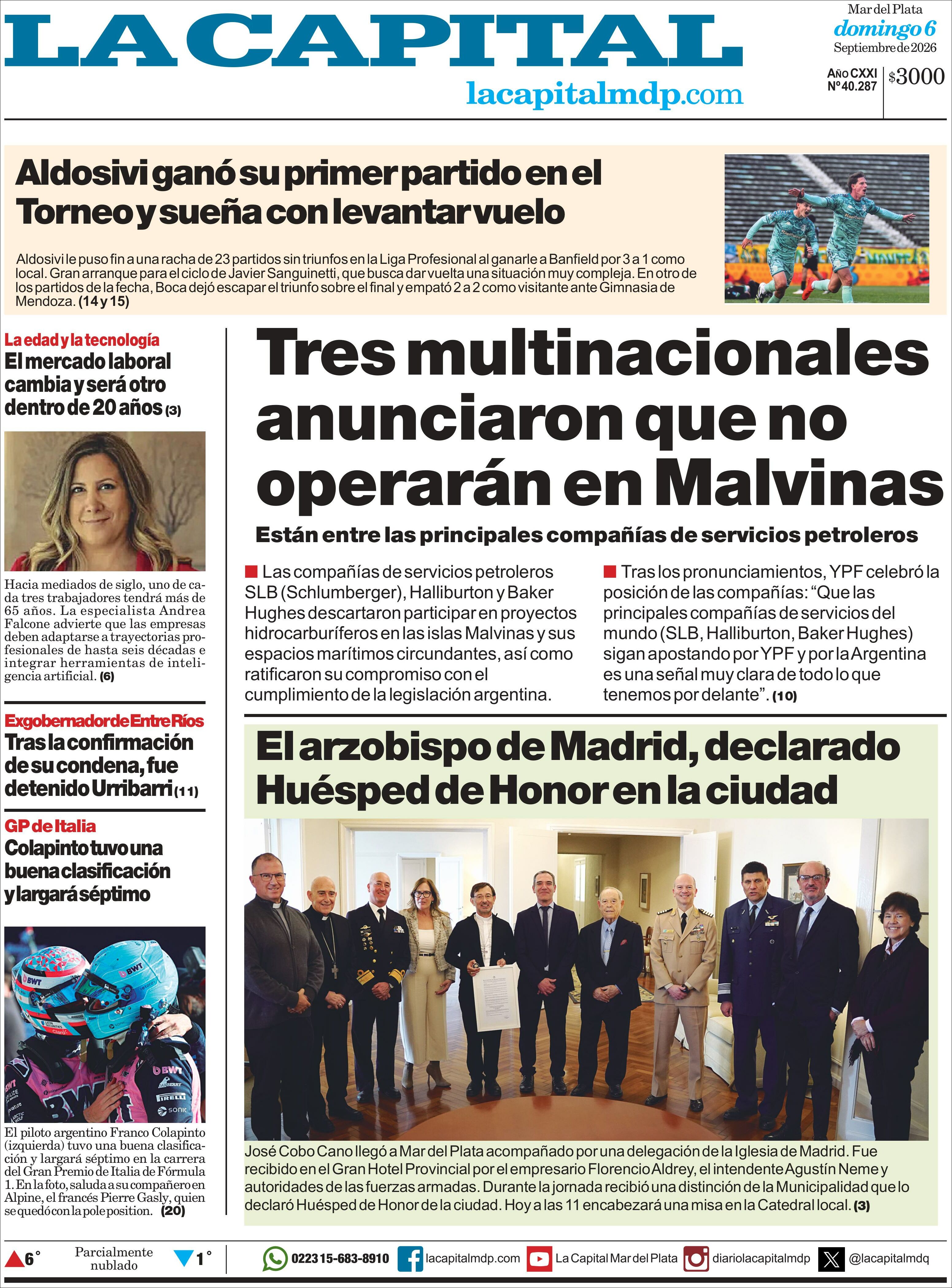 Evolucion Streaming - Sericios Informáticos | LA CUEVA DE TODOS - Tapa del diario La Capital
